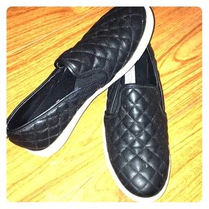 Black Steve Madden shoes. WORN ONCE